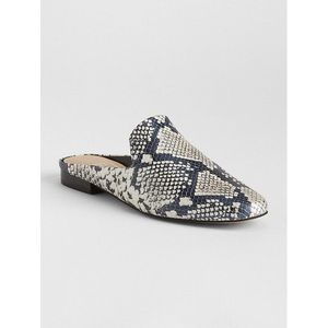 Snakeskin Slip On Shoes unworn